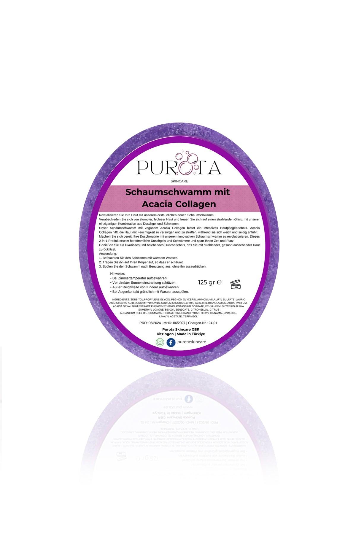 Schaumschwamm mit Acacia Collagen